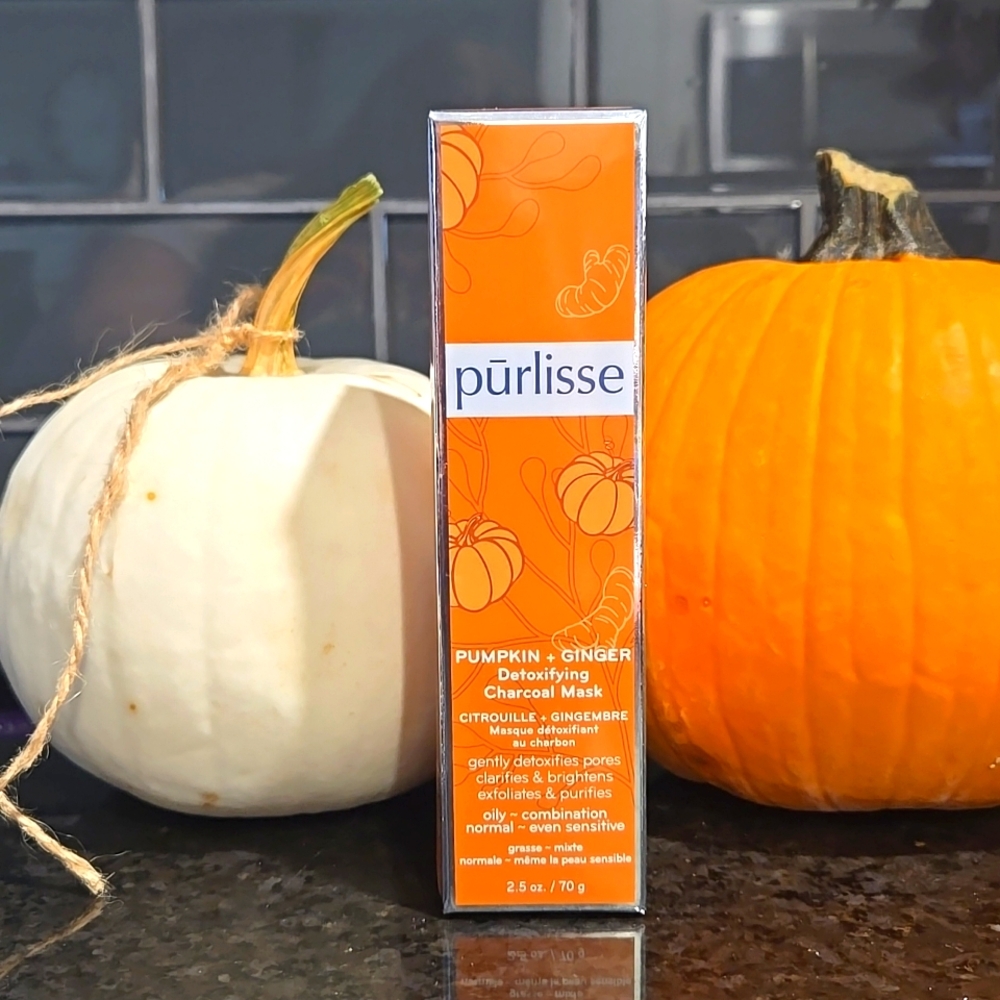 PURLISSE BEAUTY Pumpkin + Ginger Detoxifying Charcoal Mask